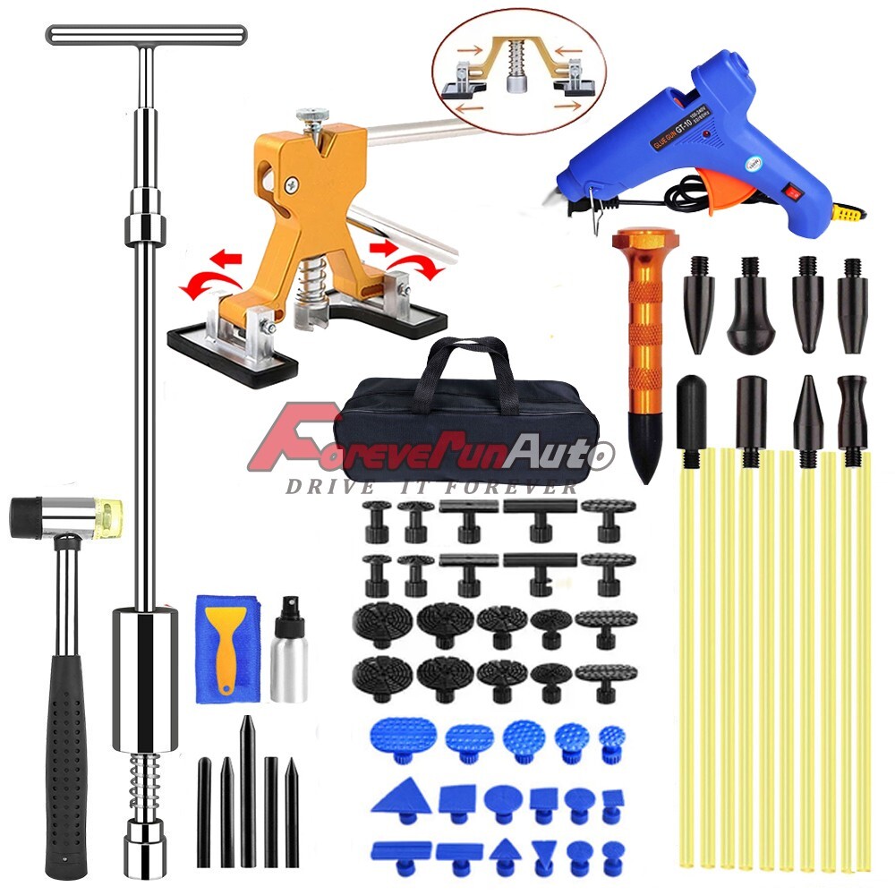 Car Body Dent Puller Hammer Bridge Lifter Tool Paintless Hail Remover Repair Kit