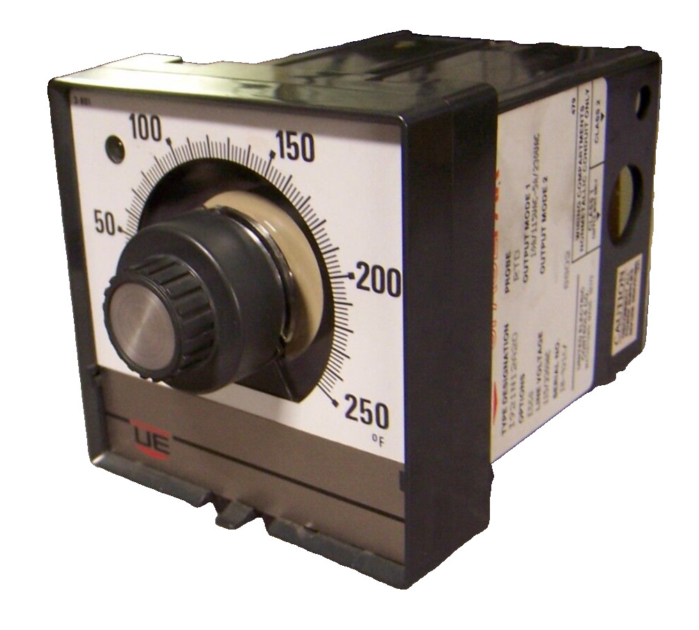 NEW UNITED ELECTRIC I921N12A20 TEMPERATURE CONTROLLER 115/230 VAC RANGE 0-250ºF
