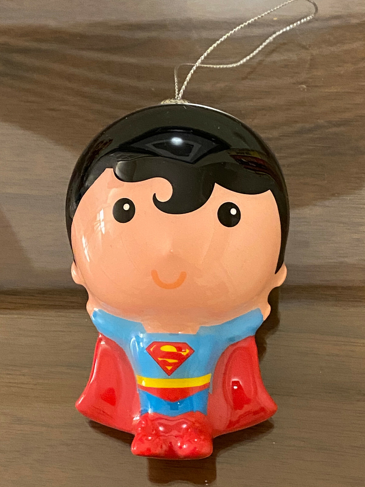 DC Super Heroes Justice League Superman Christmas Ornament Looks Great!