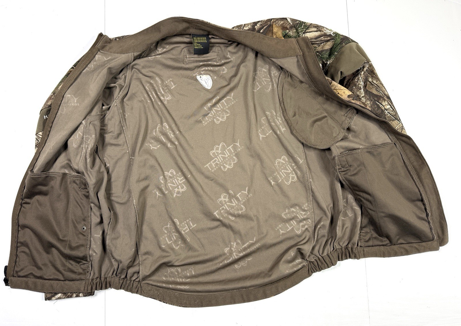 Scent Blocker Trinity S3 Knock Out Bone Collector Camo Jacket Men’s L RealTree