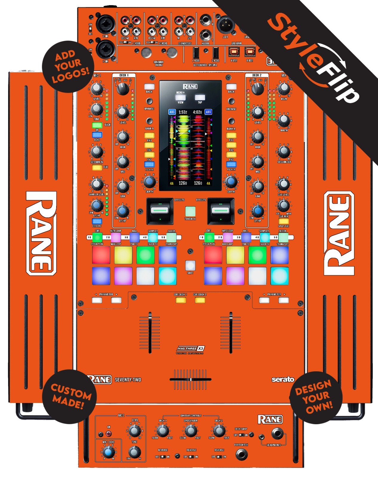 Rane Seventy Two MK1 (2019) Skin | Custom Design | Protective Decal | StyleFlip