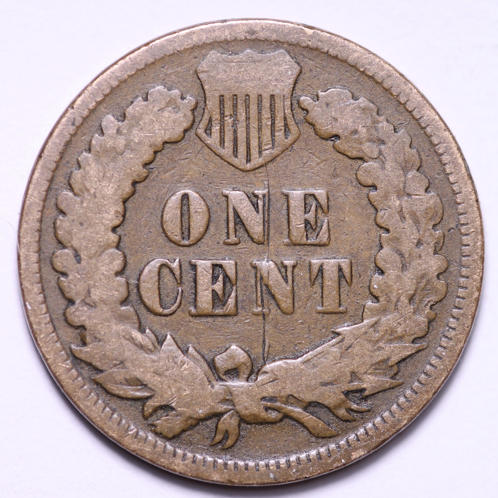 1905 Indian Head Cent Penny Obverse Etching FREE SHIPPING E511 WC