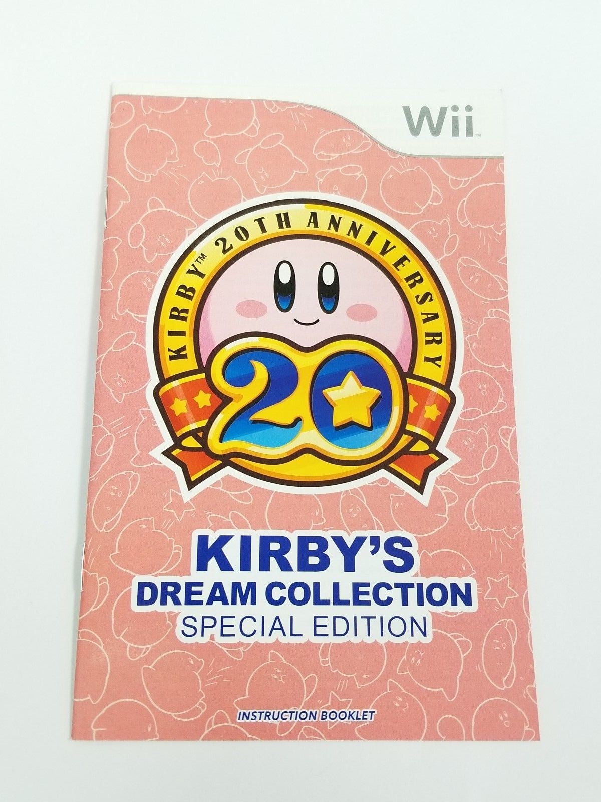 Kirby's Dream Collection SE for Wii Instruction Manual Booklet ONLY!!