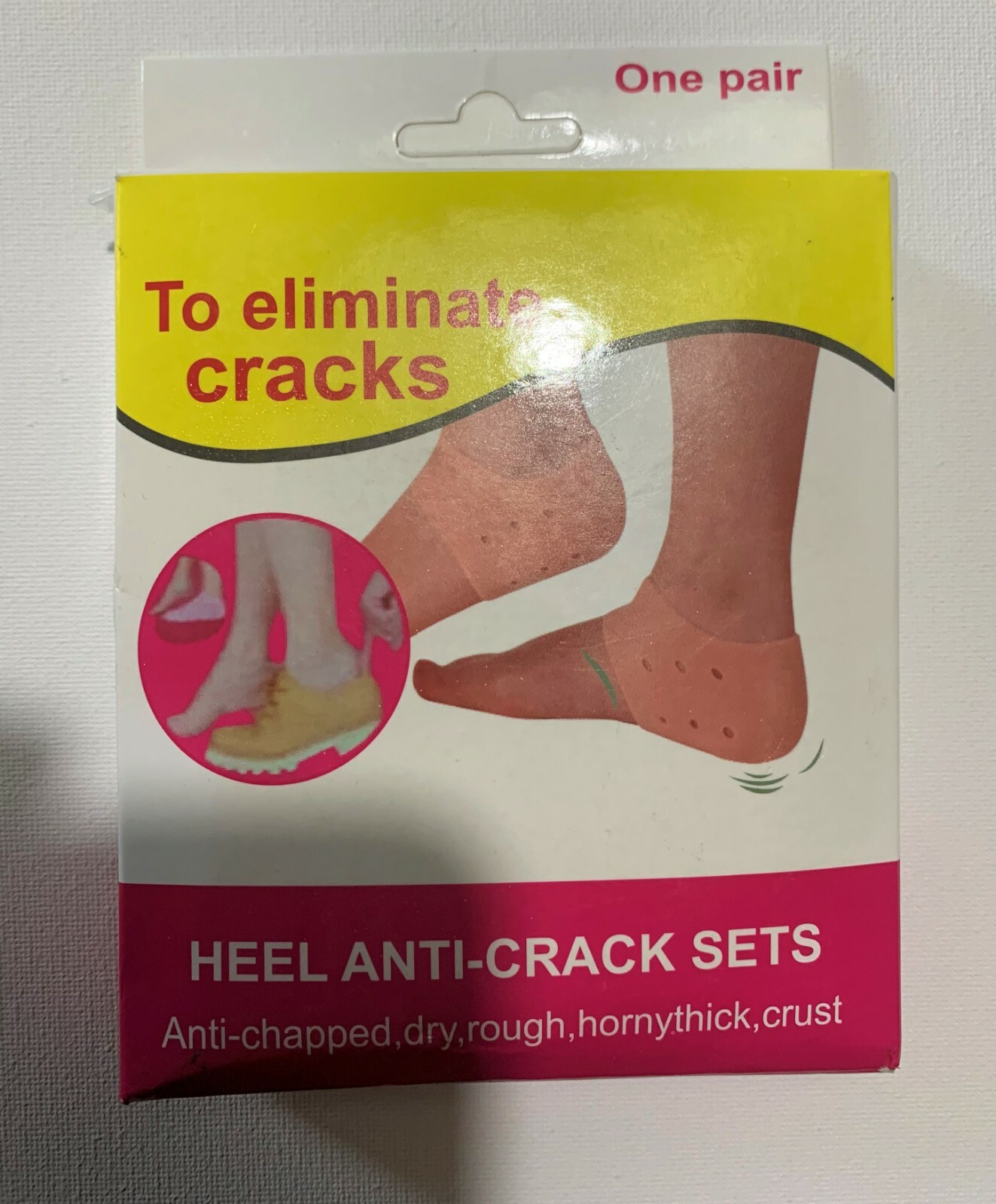One Pair Heel Anti-Crack Set      Brand New