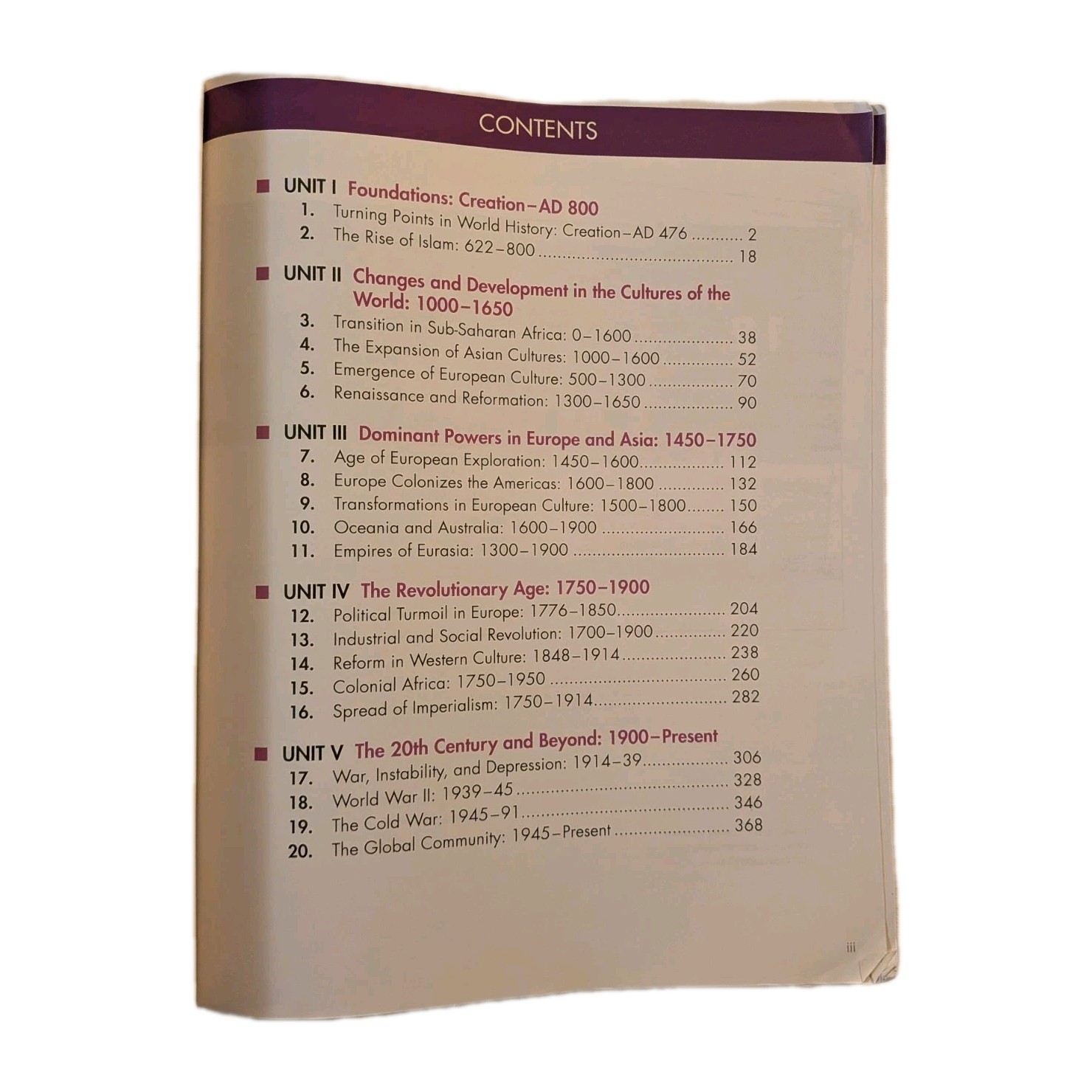 BJU Press World Studies Student Text, Fourth Edition, 2017