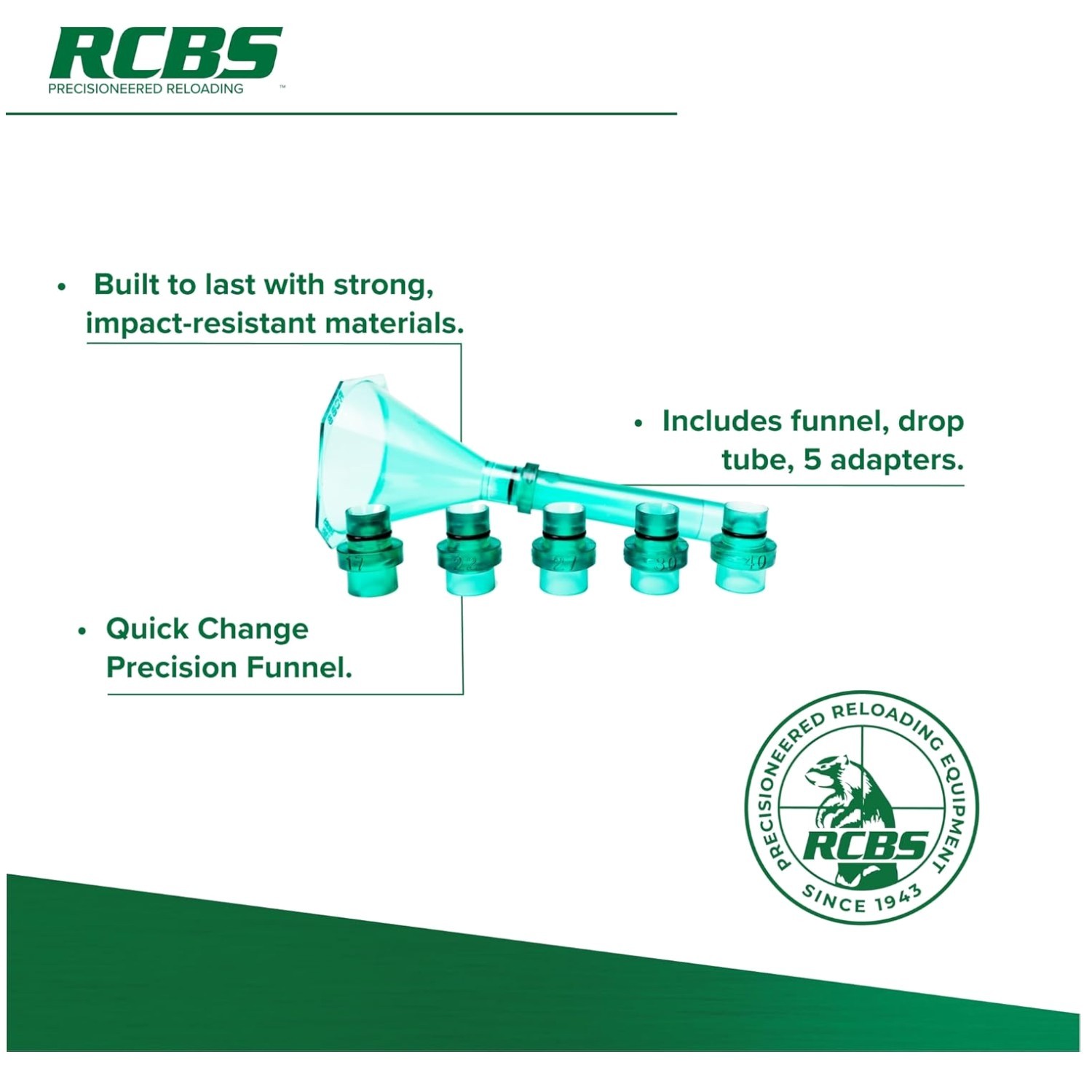 Efficient Quick Change Funnel Kit for Reloaders