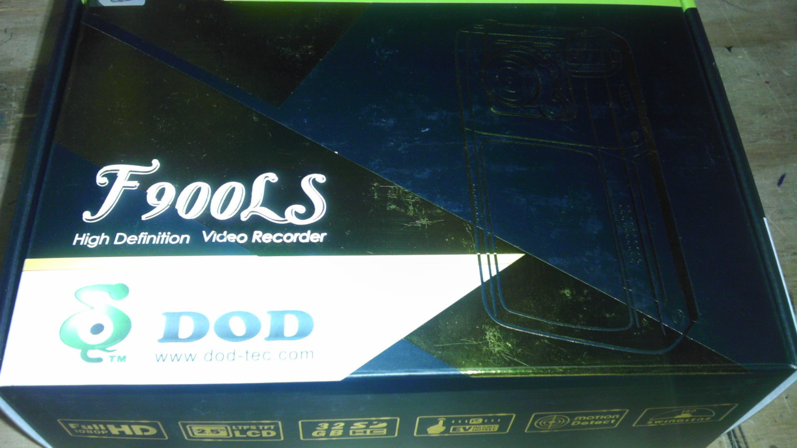 F900HD DOD F900 HD DASH CAM COLOR VIDEO CAMERA 1080P AV