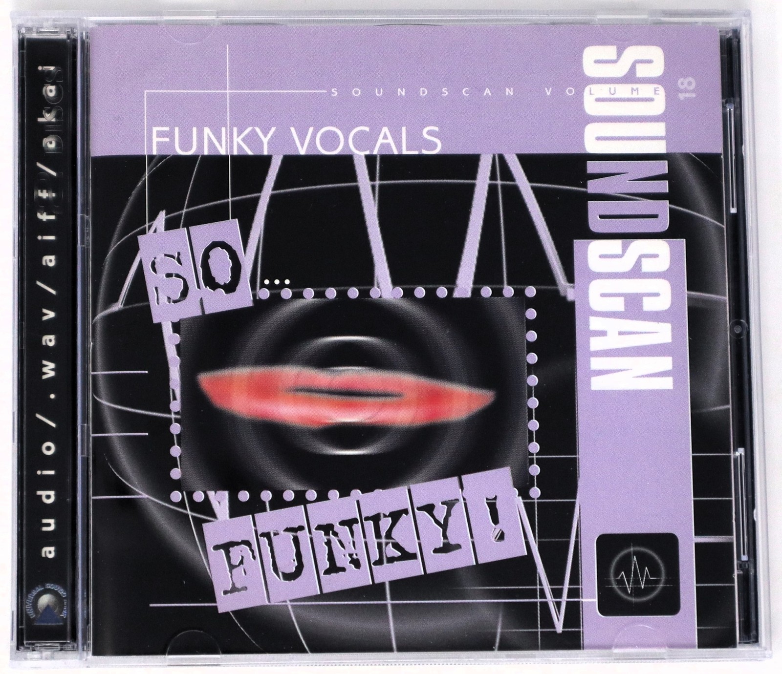 USB Soundscan 18 Funky Vocals Akai Sample/Sound Library/Sampling CD