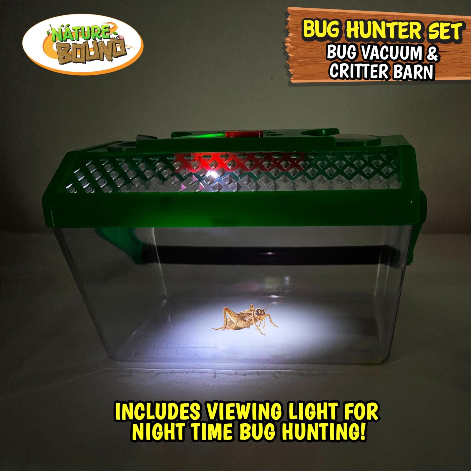 Nature Bound Bug Catcher Toy, Eco-Friendly Bug Vacuum, Catch and Release Indo...
