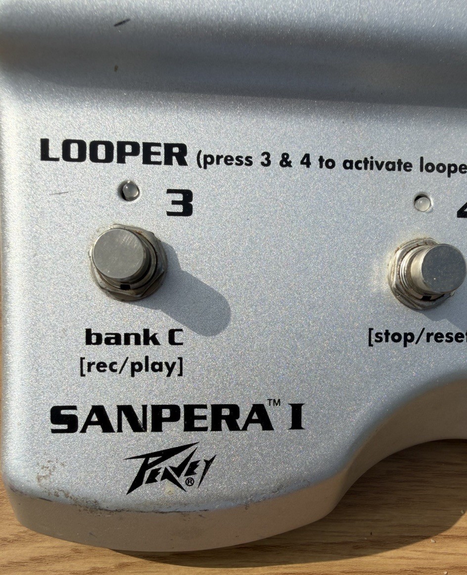 Vtg Peavey Sanpera I Foot Controller Effects Pedal No Cable Untested Clean