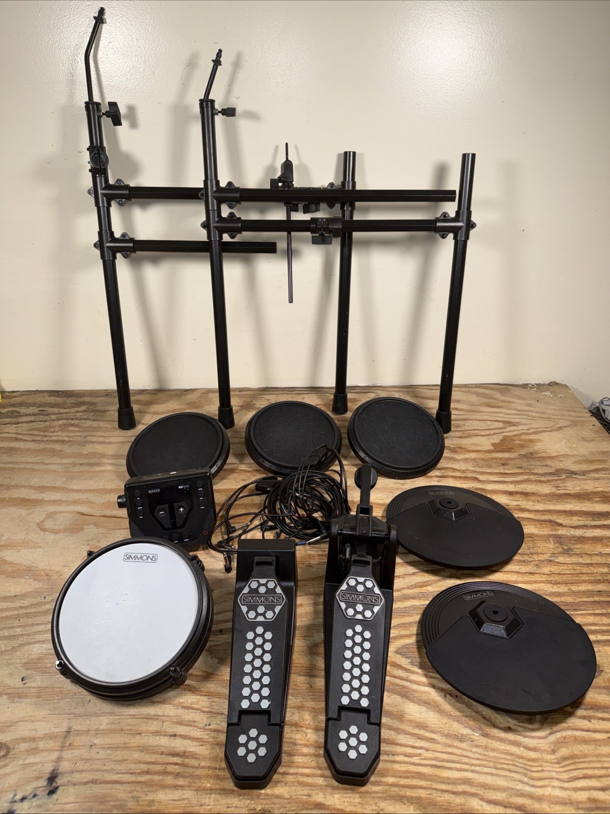 Simmons SD200 Electronic Drum Kit Built-in Effects Pads S200M Module