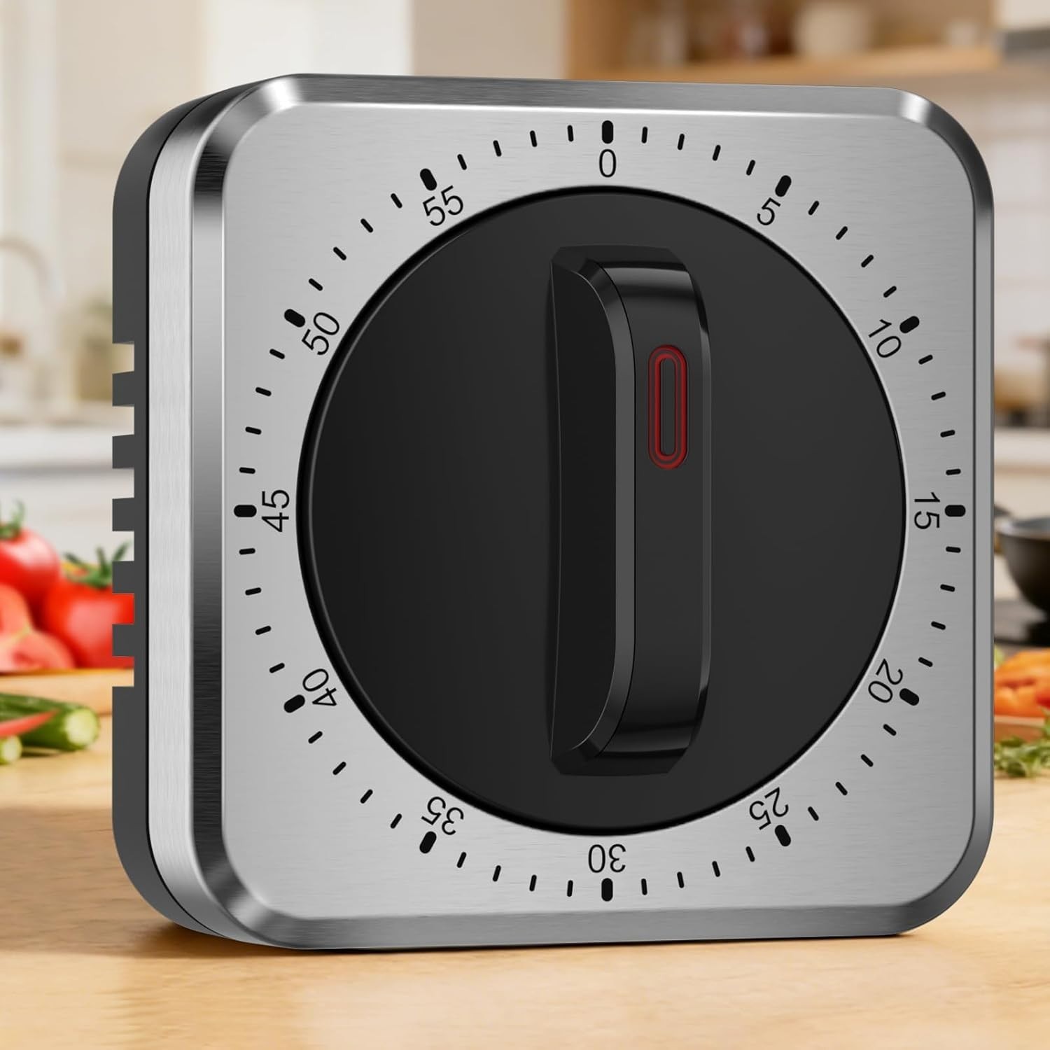 Temporizadores de cocina, reloj temporizador de chef con alarma sonora, temporiz