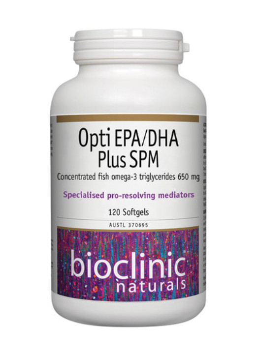 Bioclinic Naturals Opti EPA/DHA Plus SPM 120 Caps RRP $109.95