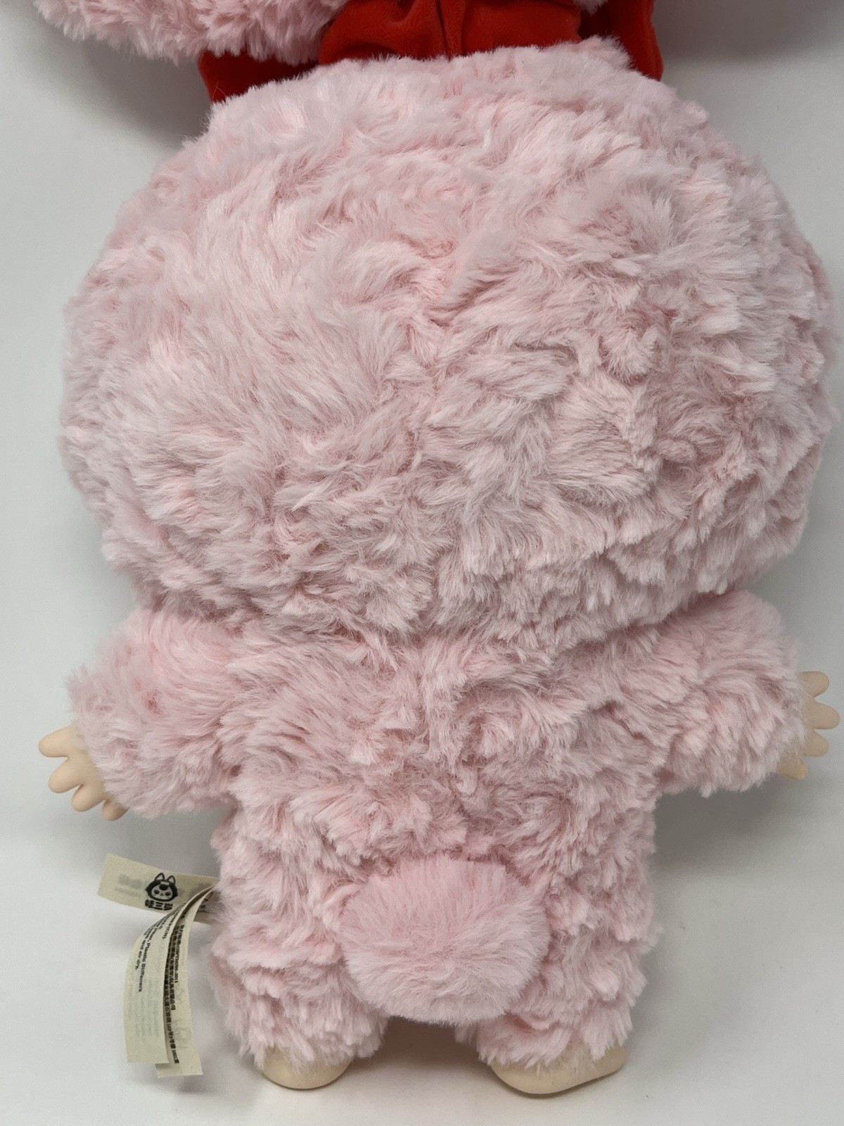 BB3 Baby Three 400% Big Baby Plush Doll Pink Bunny Red Bow Boba Eyes Rare No Box