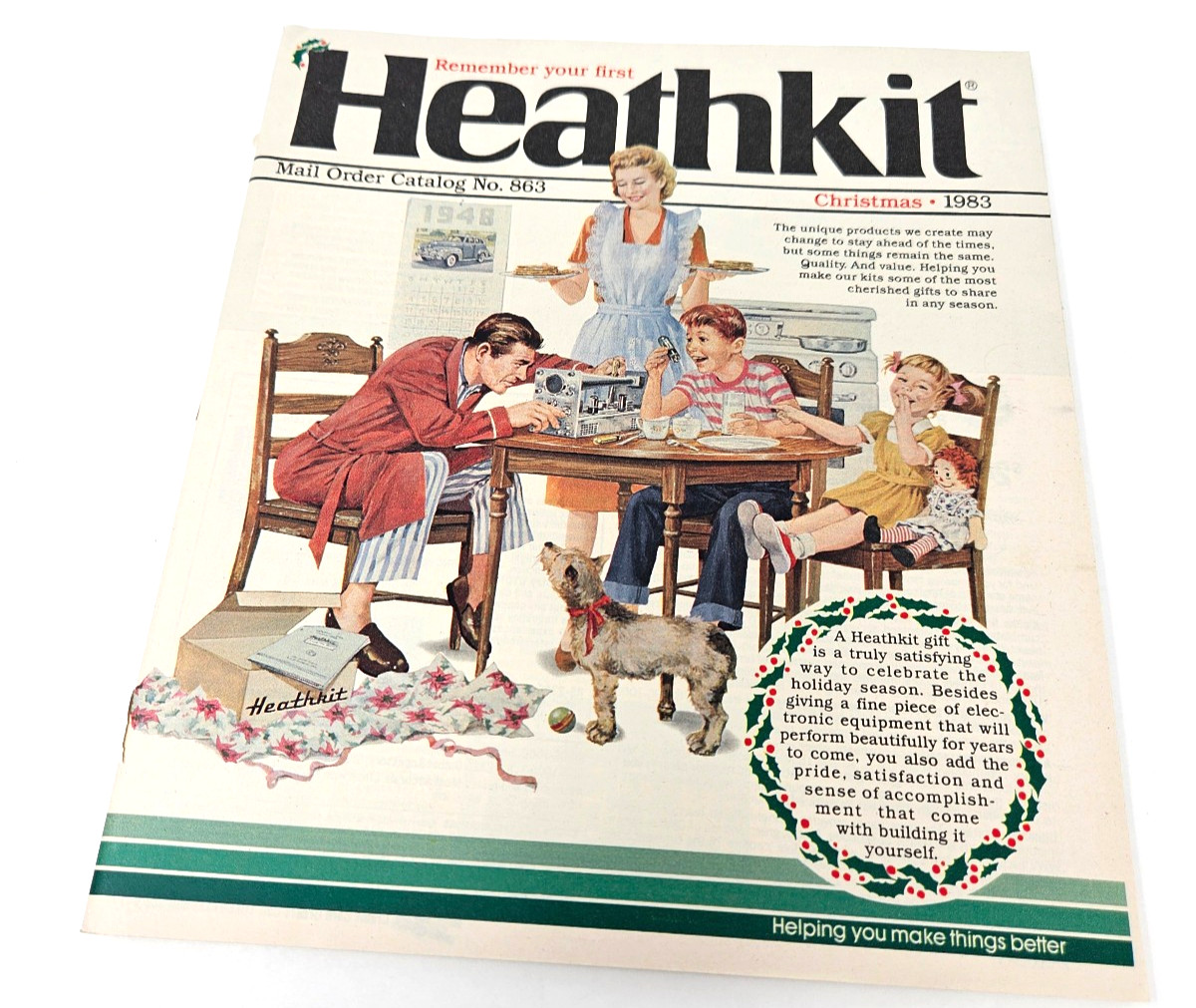 VINTAGE HEATHKIT CHRISTMAS 1983 ELECTRONIC KITS MAIL ORDER CATALOG 863