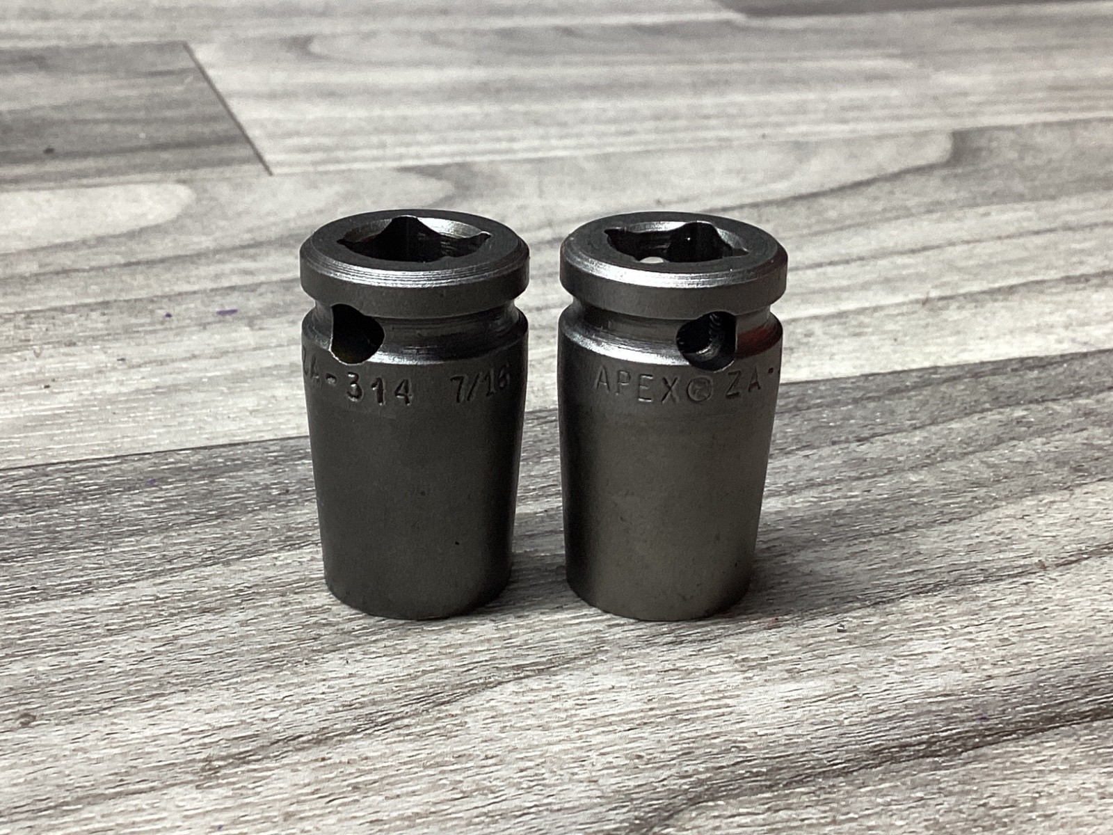 LOTS OF 2 Apex  7/16" Point Impact Socket #127N12*SI