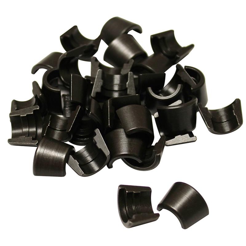 Howards Valve Locks Machined Steel 10 Deg 1-Groove 11/32" Valve Stem Set of 16