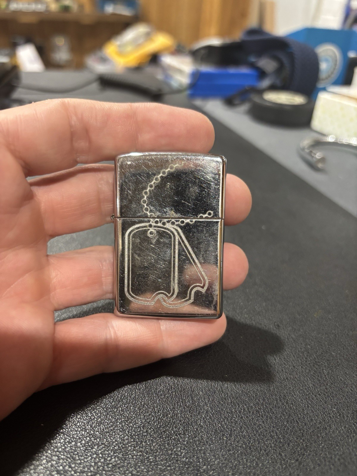 ZIPPO Lighter 24836 DOG TAGS 2013 Estate Find