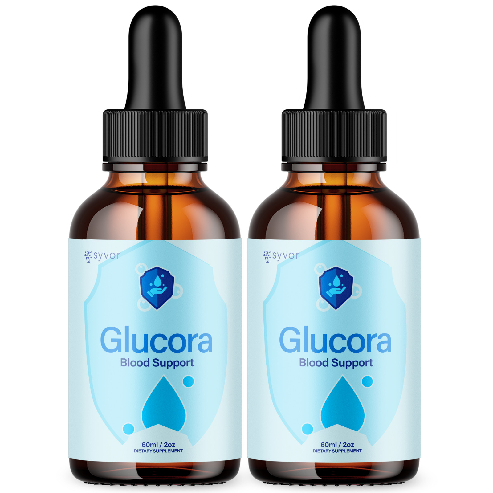 (2 Pack) Glucora Blood Support Drops Glucora Vitamin Supplement 60 Servings