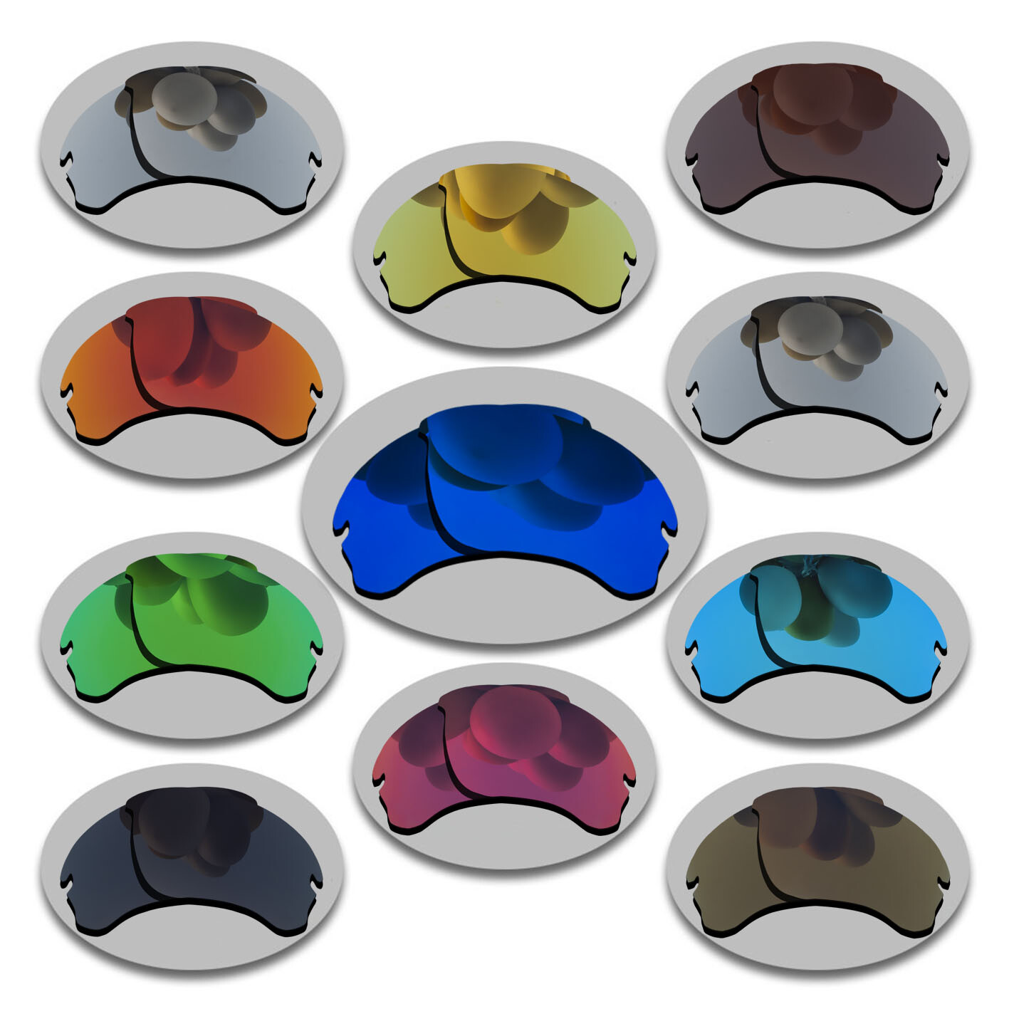 Anti-Scratch Replacement Lenses for-Oakley Si Speed Jacket Polarized-Mul Options