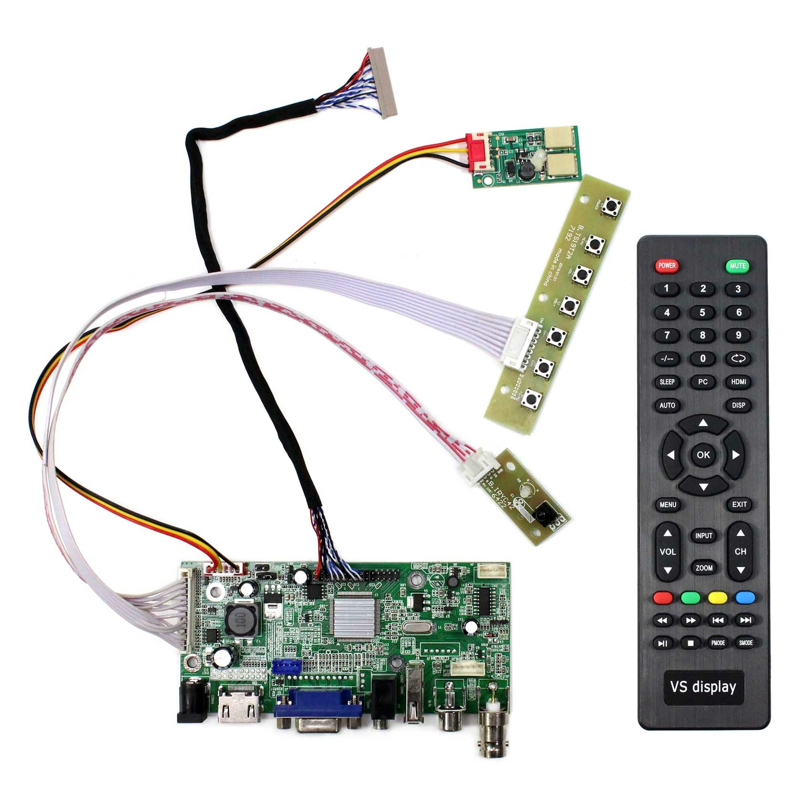 HD VGA AV USB LCD Controller Board For 8 inch PD080SL3 800X600 LCD Screen