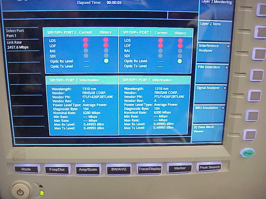 JDSU CellAdvisor Base Station Analyzer JD745B with RFoFiber analyzer [CPRI]