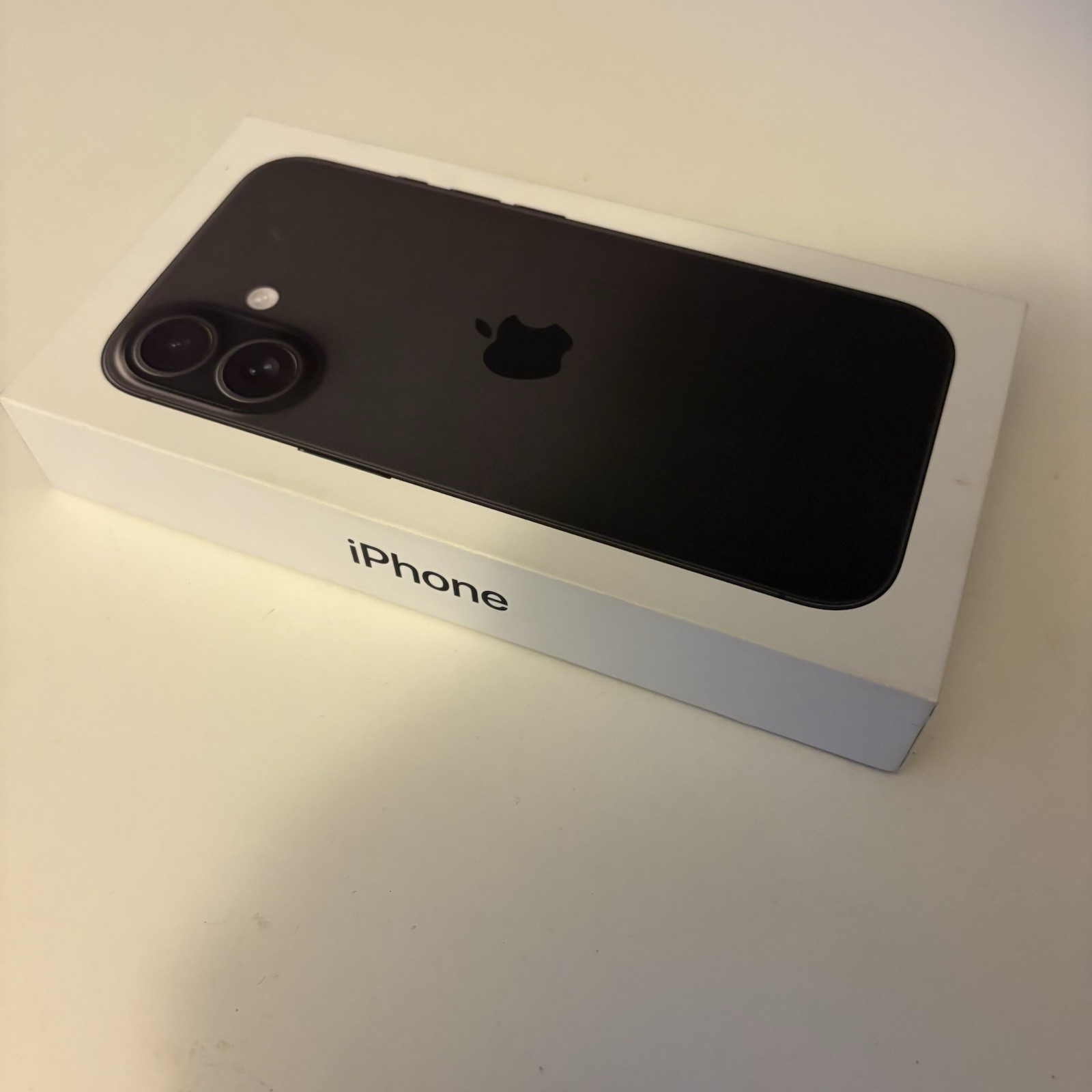 Apple iPhone 16 EMPTY BOX Only Black A3081 MYAX3LL/A Genuine Retail Factory Box