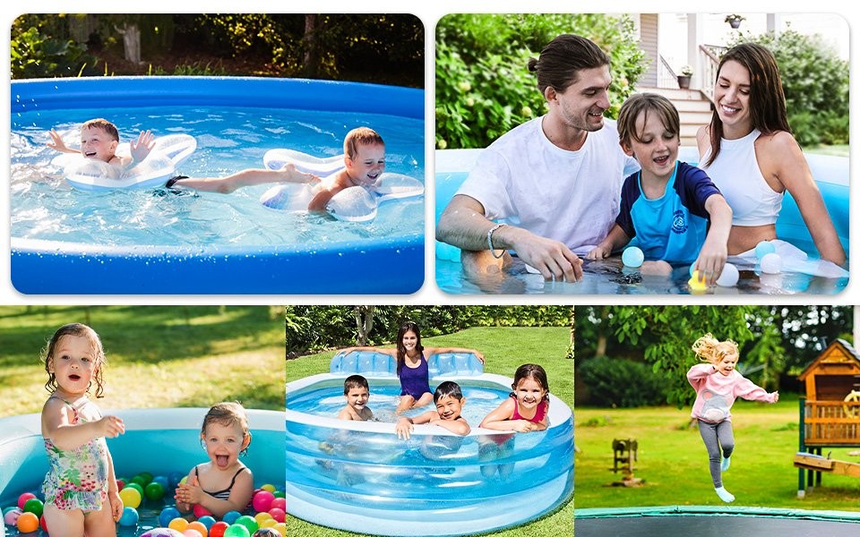 Circular Pool Cover Above Ground Waterproof Dutyproof 18 Ft D Multi accessory