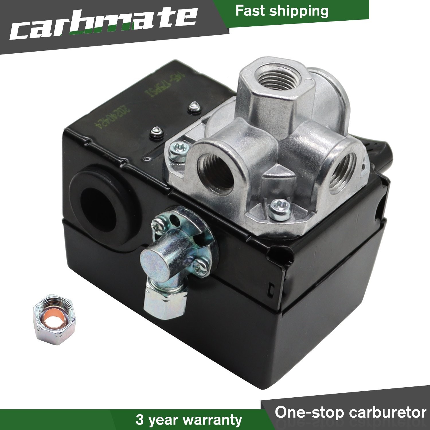 For I-R PRESSURE SWITCH 4-PORT SIDE WIRE FEED ADJUSTABLE 23474653-A
