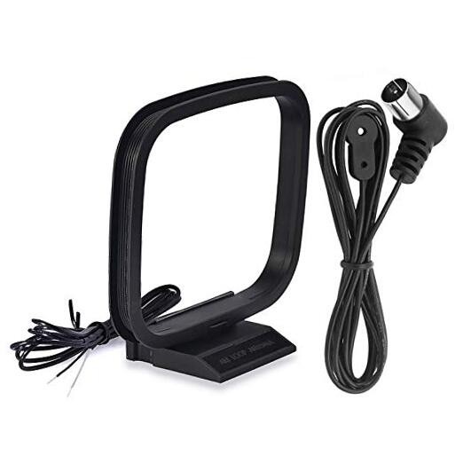 75 Ohm FM Antenna and AM Loop Antenna for Pioneer Onkyo Yamaha Marantz Indoor