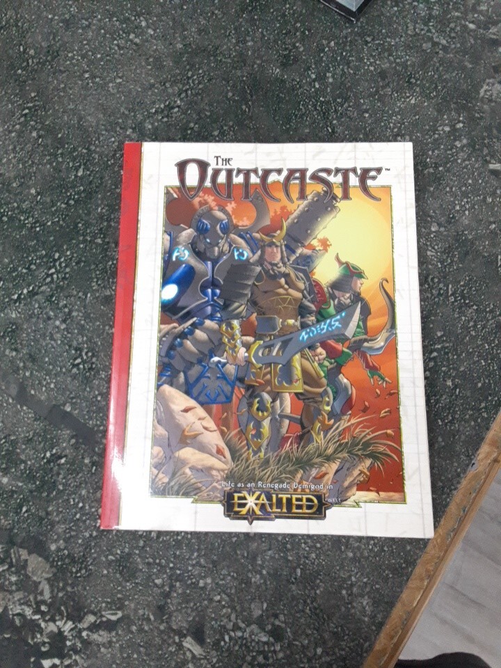 White Wolf Age of Sorrows Role Playing Game Exalted The Outcaste