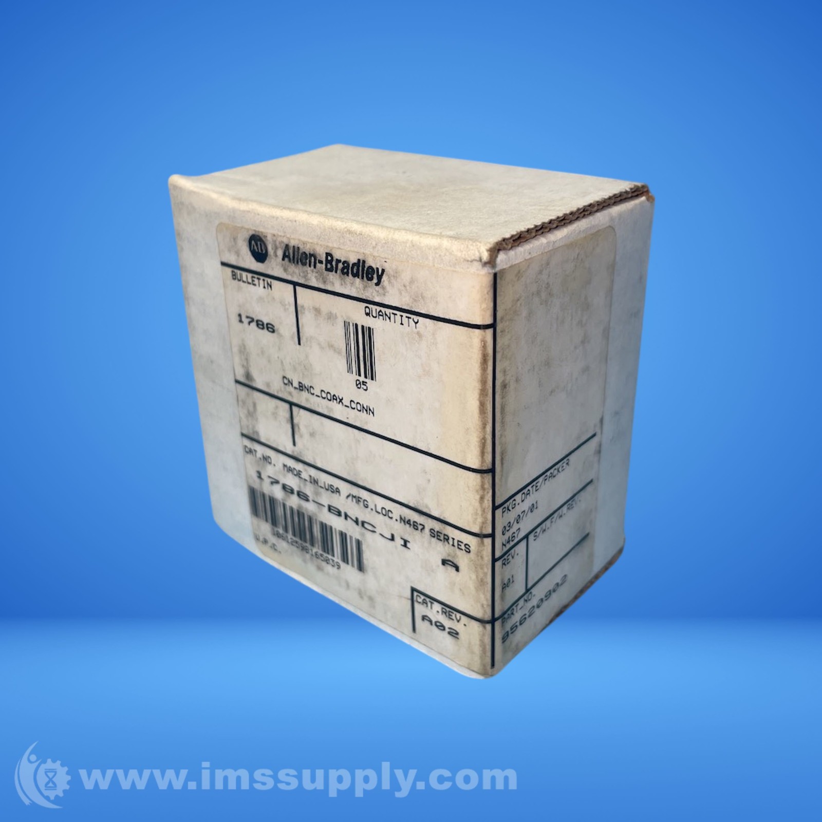 Allen Bradley 1786-BNCJI Series A Bulkhead Connector FNFP