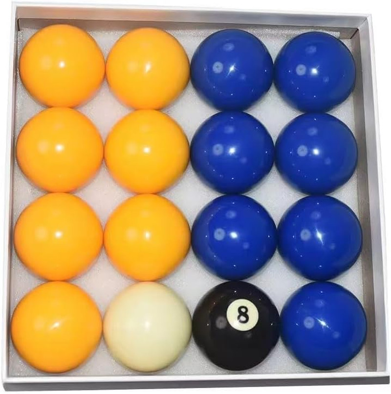 Billiard Balls Blue and Yellow Billiards/Pool Ball Set 2-1/4 Inch(57mm)