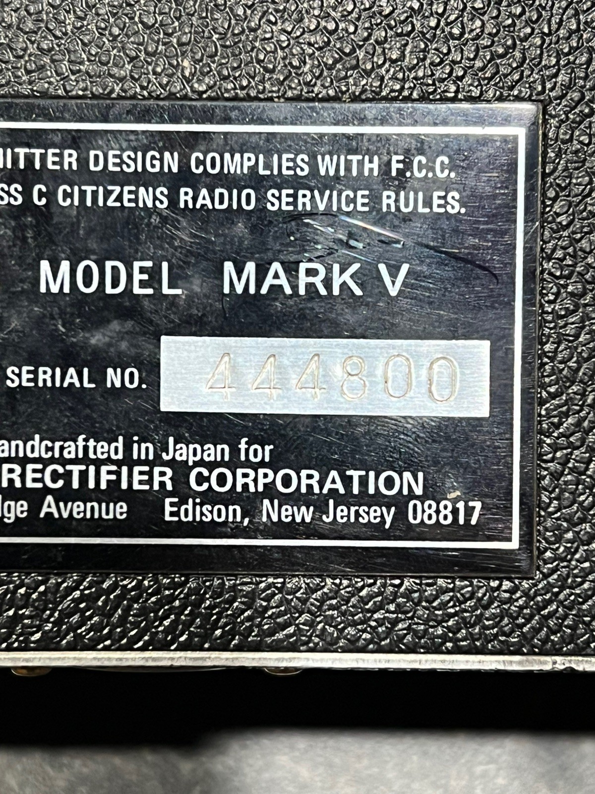 MRC Model Mark V Remote Control Vintage Untested Complete w/ Box & Manual RC