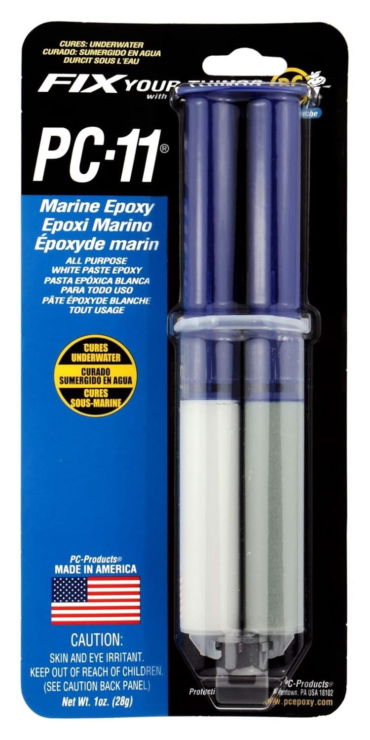 Two-Part PC-Products Epoxy Paste, 1oz Syringe - Bonds in Wet & Dry Conditions
