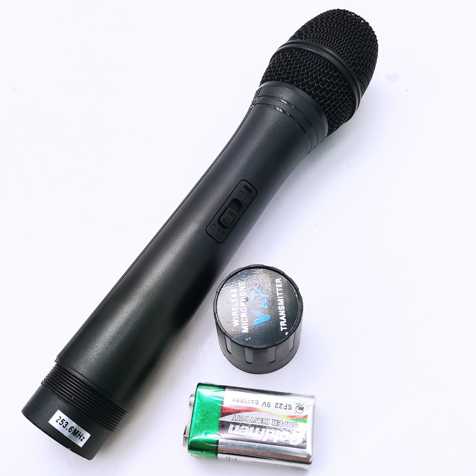 2PCS Professional VHF Wireless Microphone Handheld Mic System Karaoke W/Receiver