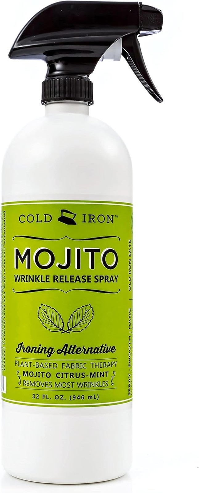 Spray Quitarrugas Ropa 946 ml Aroma Citricos Menta Formula Rapida Vegetal