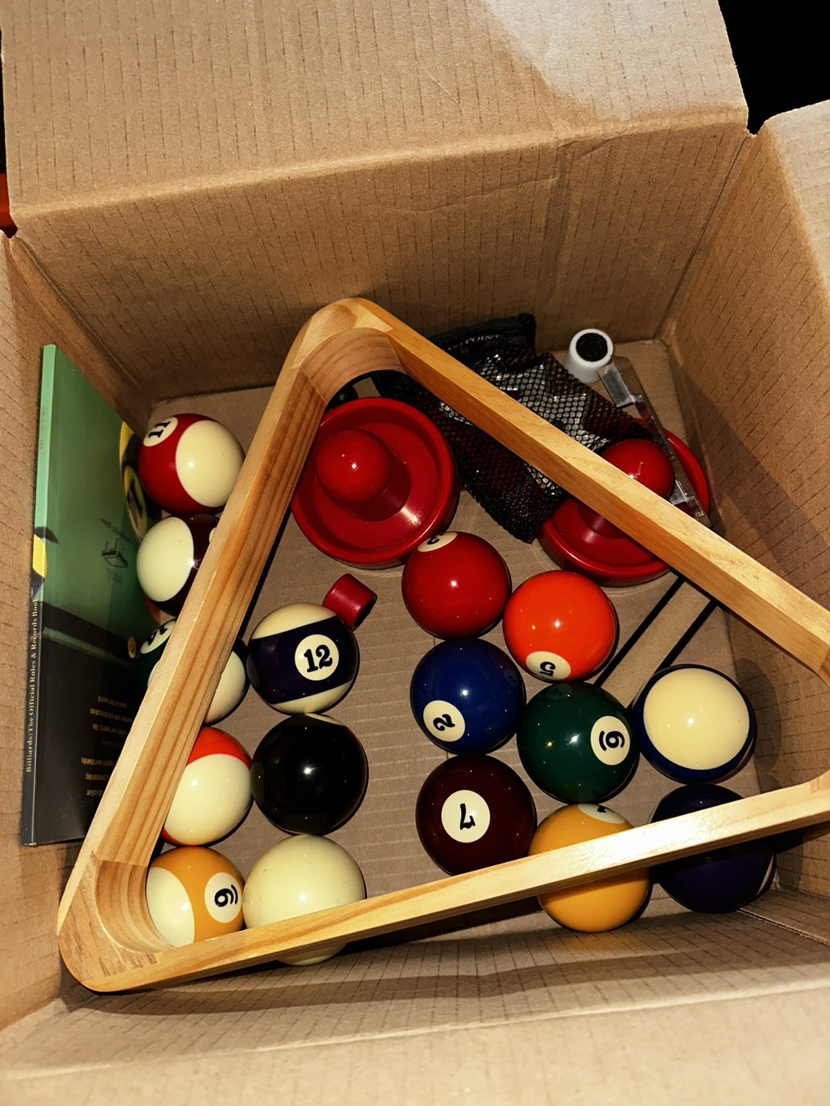 Pool Balls Eastpoint & Air Hockey Set