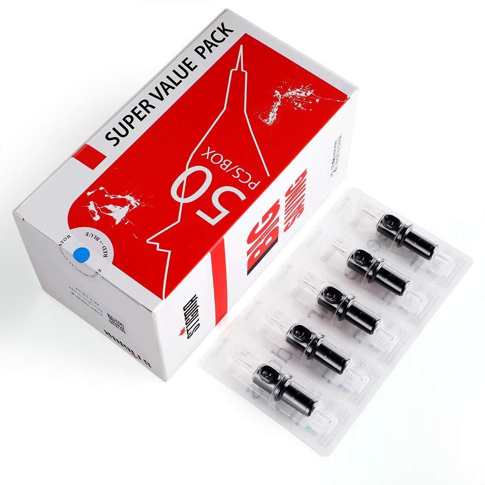 STIGMA Disposable #10 Bugpin RL+ #12 Standard RL, 50Pcs Super Value Pack