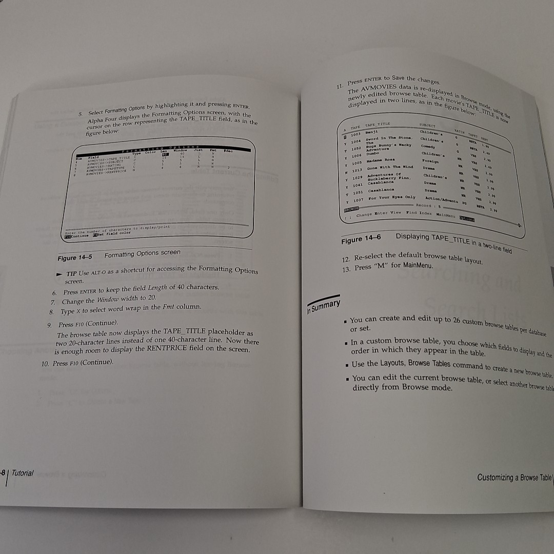 Alpha Four Fully Relational Database Non-Programmers Manuals Diskette Incomplete