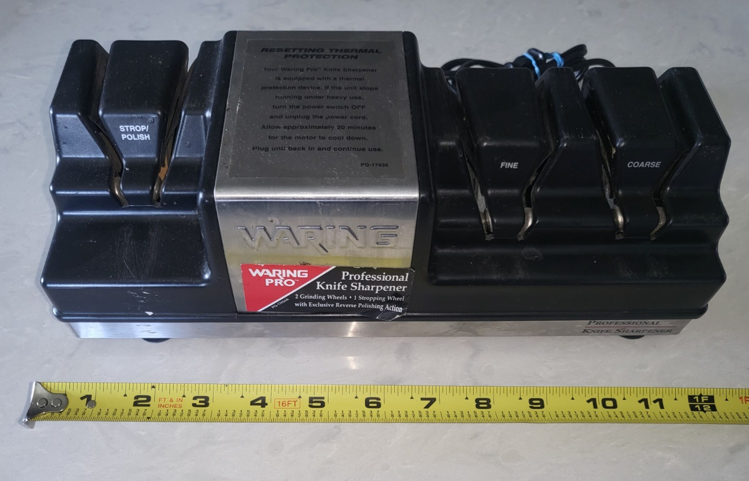 Waring Pro Professional Knife Sharpener KS80 Precision Performance Commercial