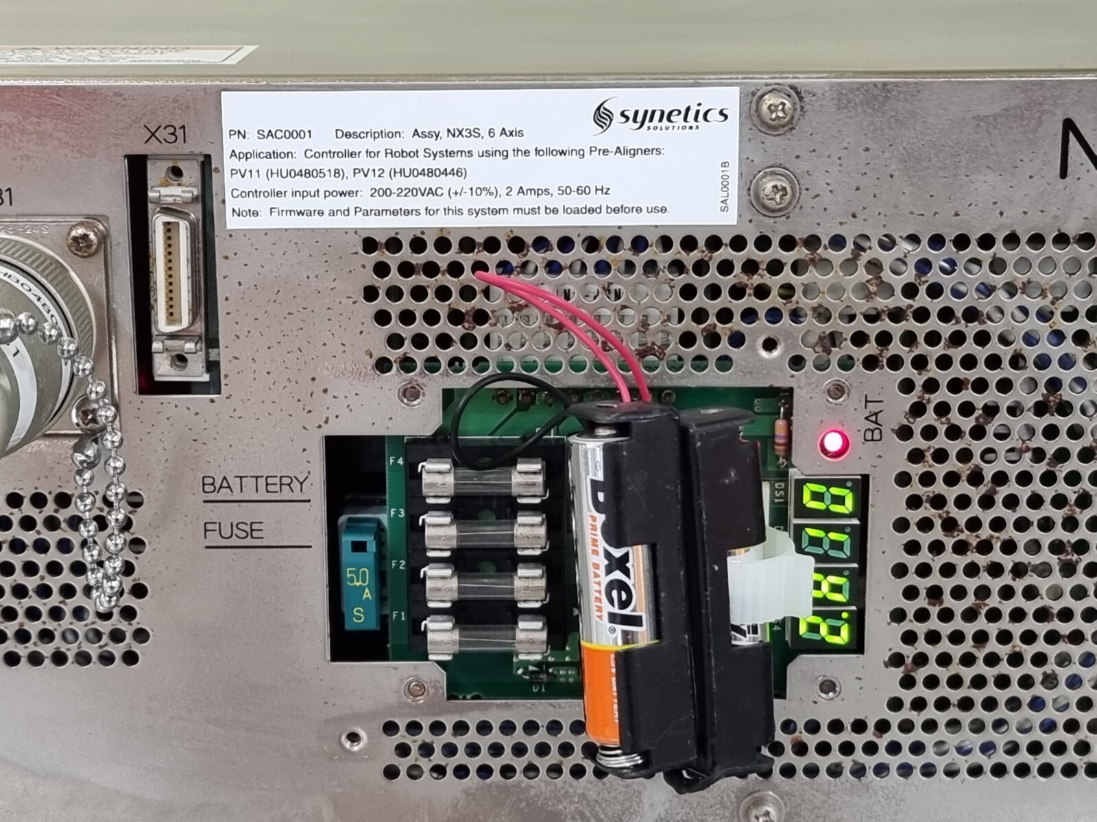 YASKAWA ROBOT CONTROLLER ERCR-NS01-B004 NXC100