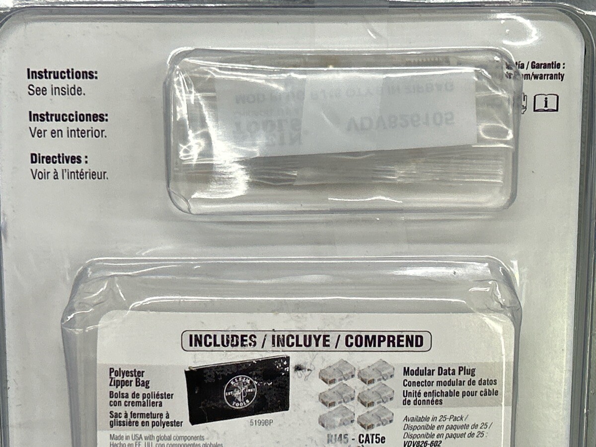 Klein Tools Data Cable Installation Kit Vdv026-212 Cut Strip and Crimp