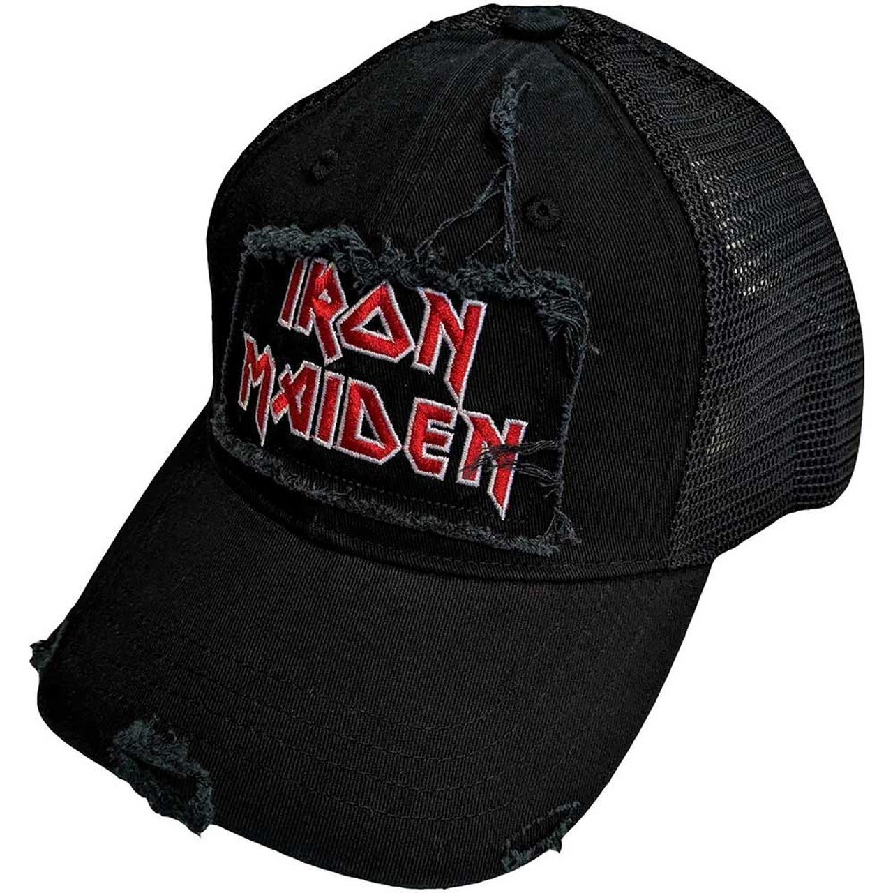 Iron Maiden 'Scuffed Logo' Trucker Cap - NEW OFFICIAL