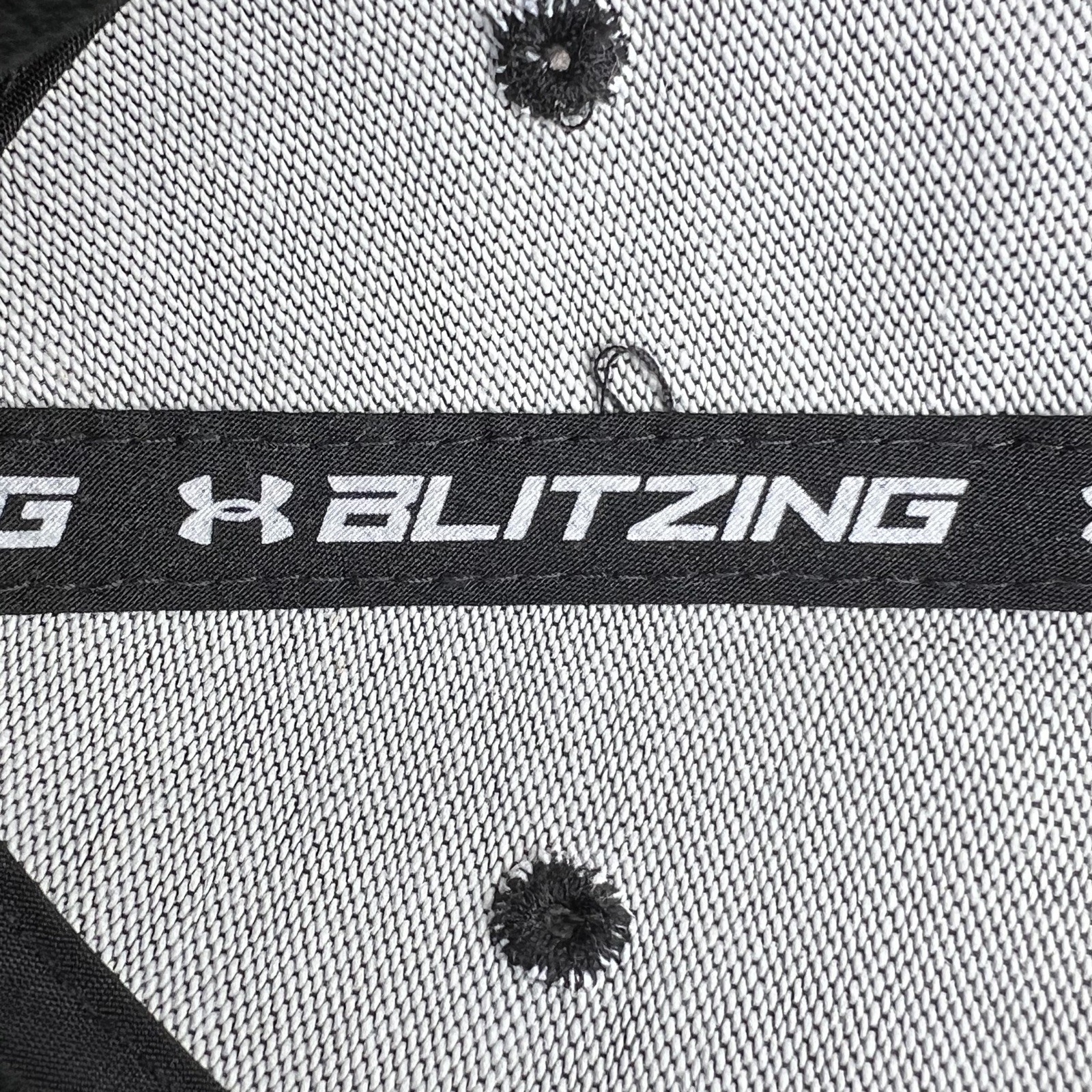 Under Armour Hat Men M/L Black Blitzing 3.0 Low Stretch Performance Golf Active