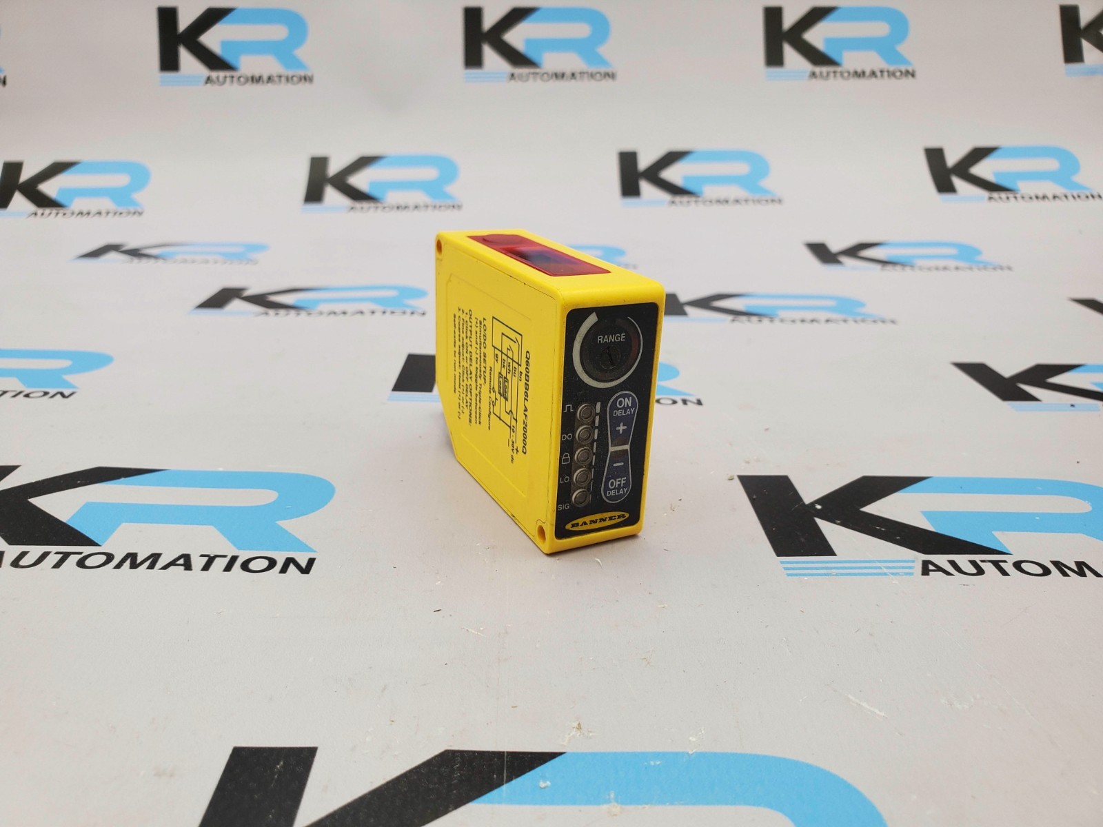 Banner Q60BB6LAF2000Q Adjustable Field Laser Sensor