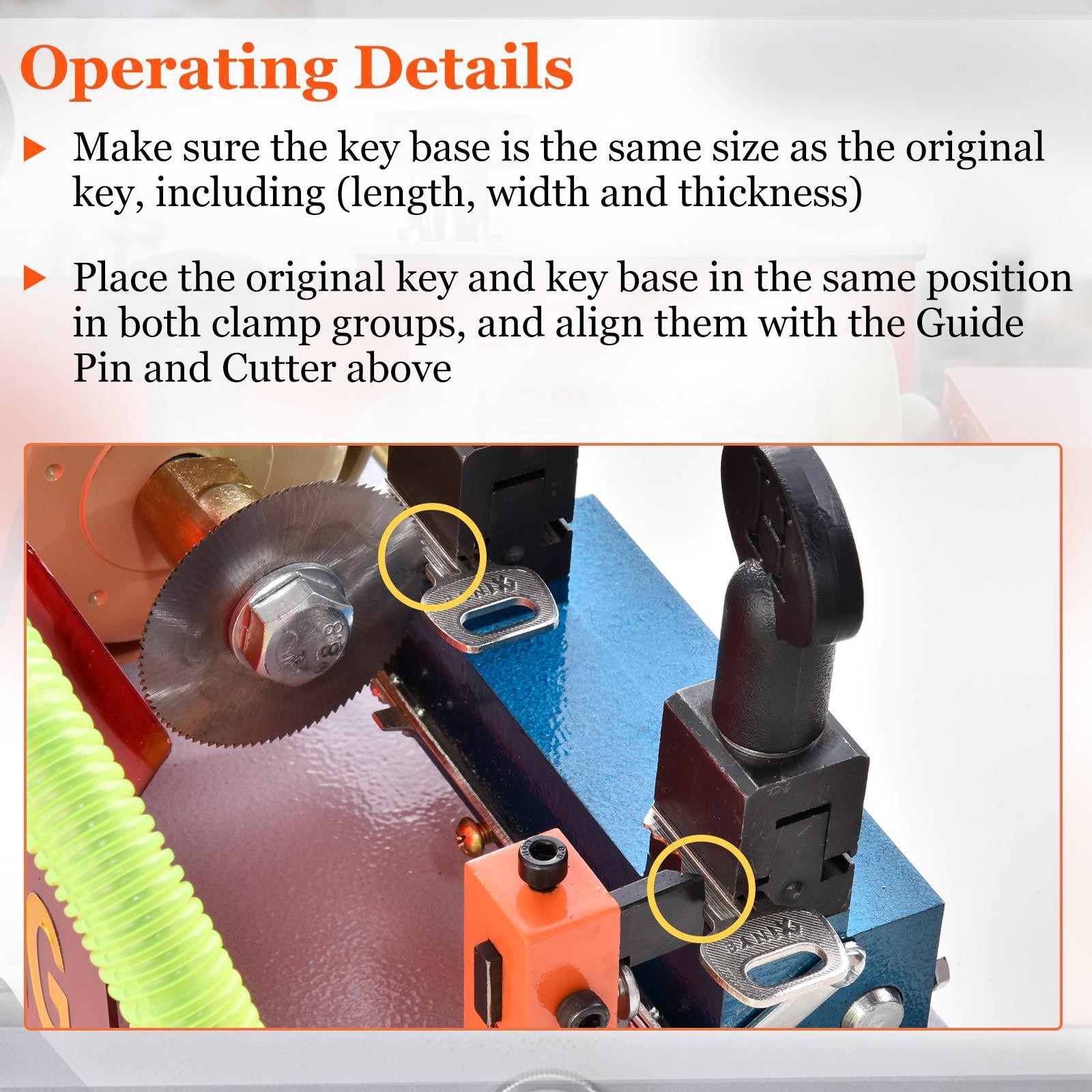 Key Cutting duplicating Machine Cutter Car Key Copier Locksmith Tools