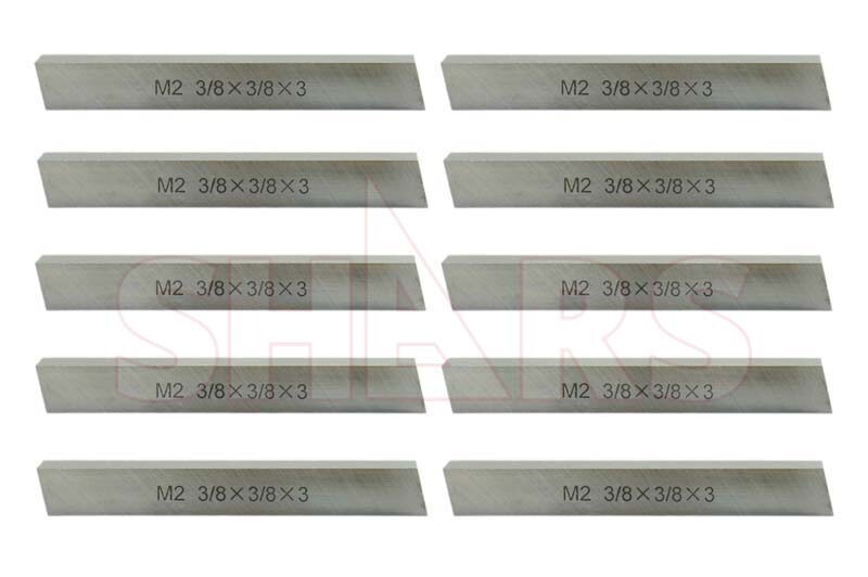 Shars 10pcs 3/8" x 3/8" x 3" M2 HSS 6542 Square Tool Bit Blanks New P}