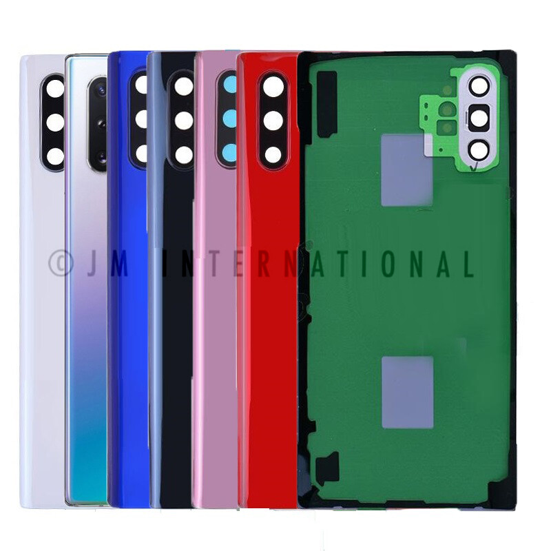 Samsung Galaxy Note 10/Note 10 Plus Back Cover Glass Battery Door + Camera Lens