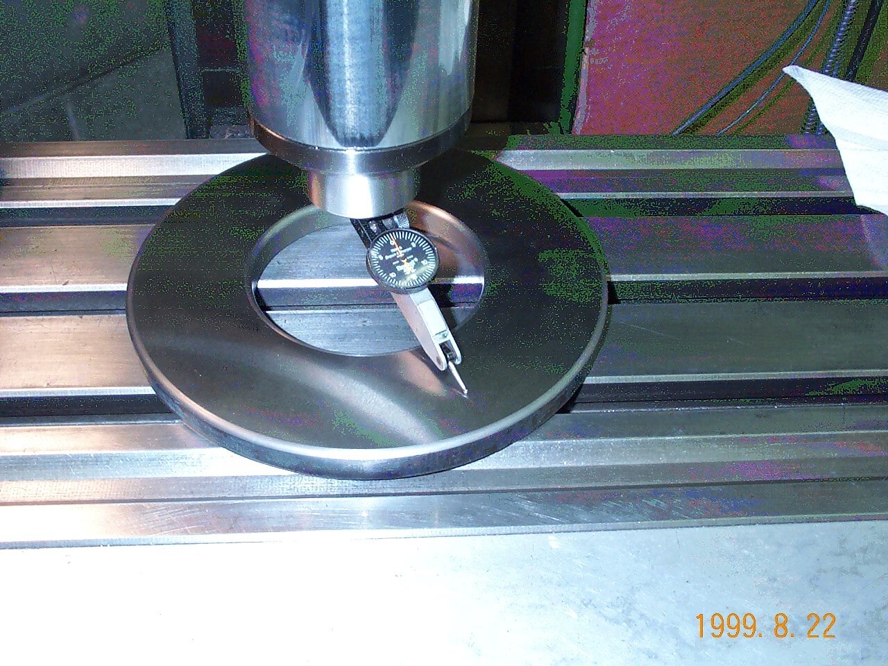 Bridgeport tramming Ring NEW!   True your turret mill head square!